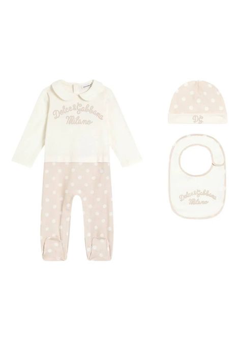 Set 3 pezzi con logo DOLCE & GABBANA KIDS | L1JO7Z G7PJFS9000